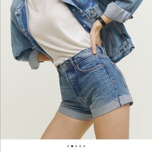 Reformation Denim Shorts	
Charlie Cuffed High Rise Jean Shorts